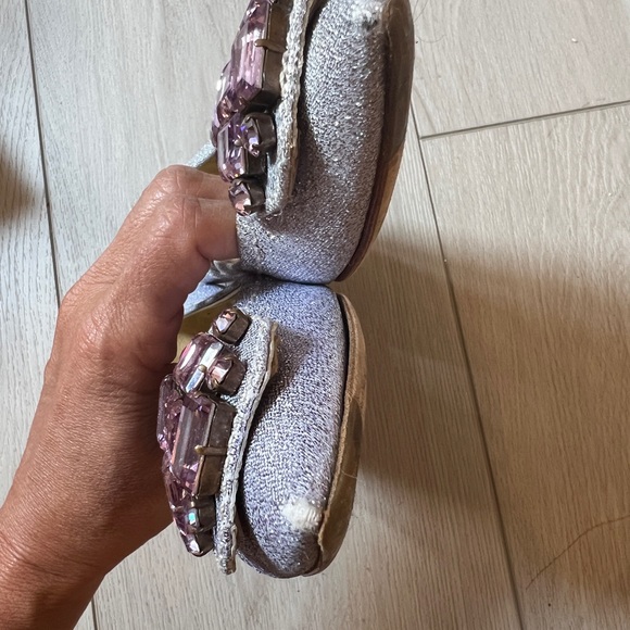 Miu Miu Glitter Flats, 38 - Picture 4 of 6